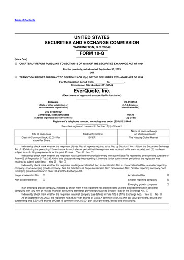 Thumbnail EverQuote 10-Q Quarterly Report FY2023 