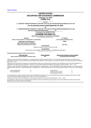 Thumbnail 23andMe 10-Q Quarterly Report FY2024 