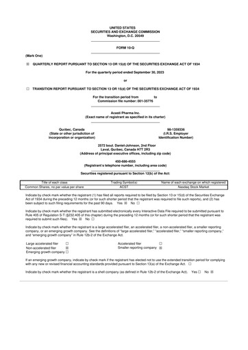 Miniature Grace Therapeutics 10-Q Rapport trimestriel 2024 