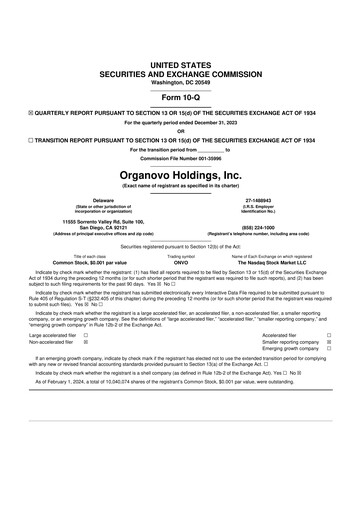 Thumbnail VivoSim Labs 10-Q Quarterly Report FY2023 