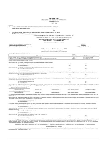 Thumbnail Mid-America Apartment Communities 10-K Annual Report 2023