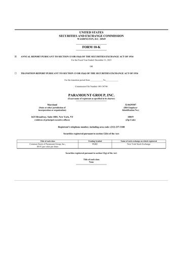 Thumbnail Paramount Group 10-K Annual Report 2023