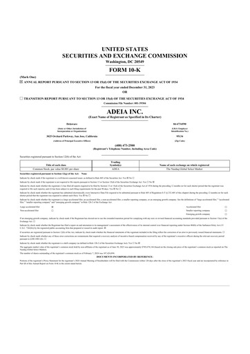 Thumbnail Adeia 10-K Annual Report 2023