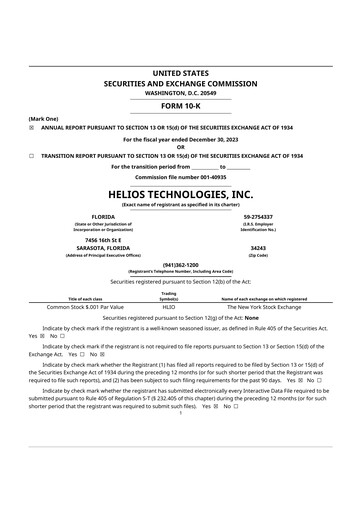 Thumbnail Helios Technologies 10-K Annual Report 2023