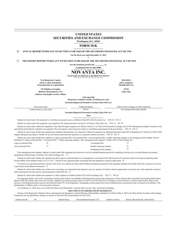 Thumbnail Novanta 10-K Annual Report 2023