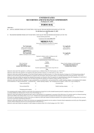 Thumbnail Merus 10-K Annual Report 2023