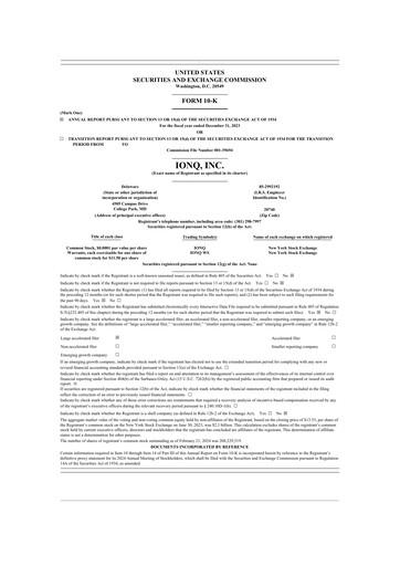 Miniature IonQ 10-K Rapport annuel 2023