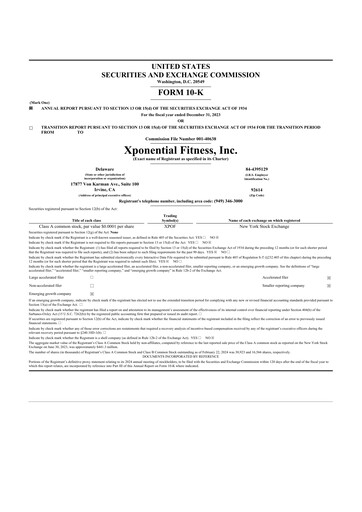 Thumbnail Xponential Fitness 10-K Annual Report 2023