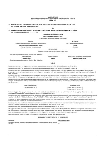 Thumbnail First Mid Bancshares 10-K Annual Report 2023