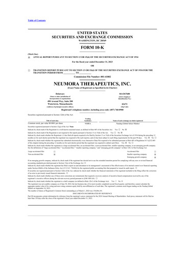 Thumbnail Neumora Therapeutics 10-K Annual Report 2023