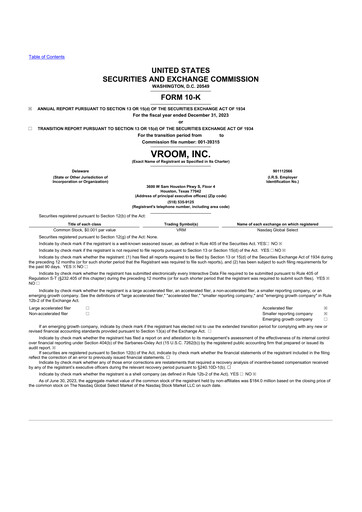 Thumbnail Vroom 10-K Annual Report 2023