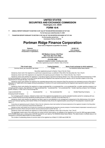 Thumbnail BCP Investment Corporation 10-K Annual Report 2023