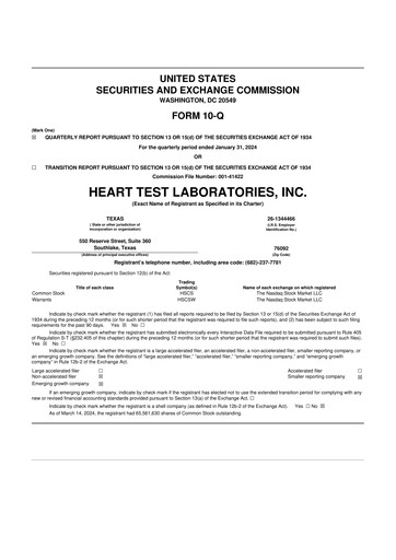 Thumbnail HeartSciences Inc. 10-Q Quarterly Report FY2024 