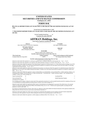 Thumbnail ADTRAN 10-K Annual Report 2023