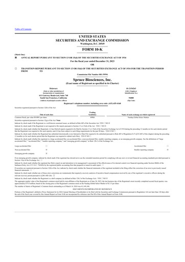 Thumbnail Spruce Biosciences 10-K Annual Report 2023