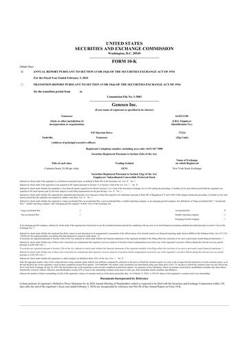 Thumbnail Genesco
 10-K Annual Report 2024