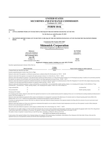 Thumbnail Shimmick 10-K Annual Report 2023