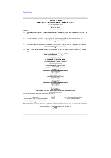 Thumbnail Cheetah Mobile
 20-F Annual Report 2023