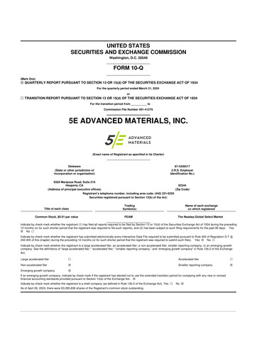 Thumbnail 5E Advanced Materials 10-Q Quarterly Report FY2024 