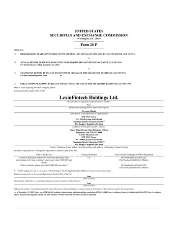 Thumbnail LexinFintech Holdings
 20-F Annual Report 2023