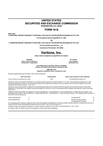 Thumbnail Veritone 10-Q Quarterly Report FY2024 