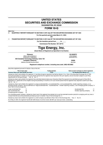 Vorschaubild Tigo Energy 10-Q Quartalsbericht 2024 