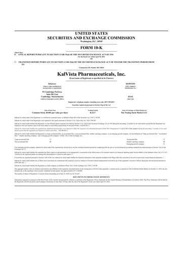 Thumbnail KalVista Pharmaceuticals 10-K Annual Report 2024