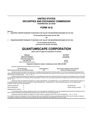 Thumbnail QuantumScape 10-Q Quarterly Report FY2024 
