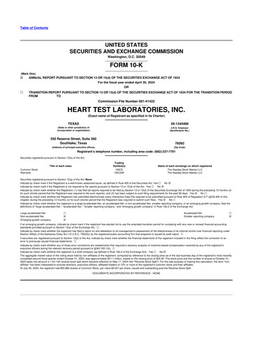 Thumbnail HeartSciences Inc. 10-K Annual Report 2024