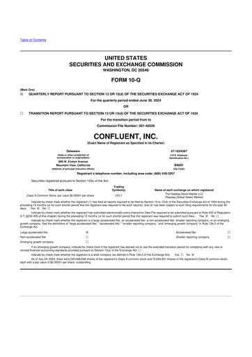 Thumbnail Confluent 10-Q Quarterly Report FY2024 