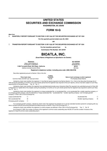 Thumbnail BioAtla 10-Q Quarterly Report FY2024 