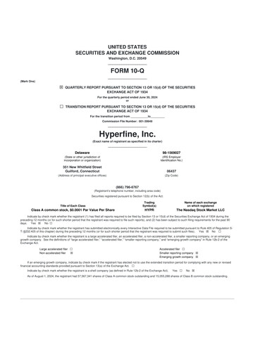 Vorschaubild Hyperfine 10-Q Quartalsbericht 2024 