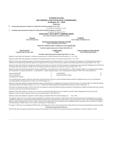 Thumbnail Strattec Security 10-K Annual Report 2024