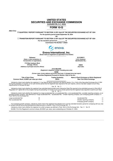 Vorschaubild Enova International
 10-Q Quartalsbericht 2024 