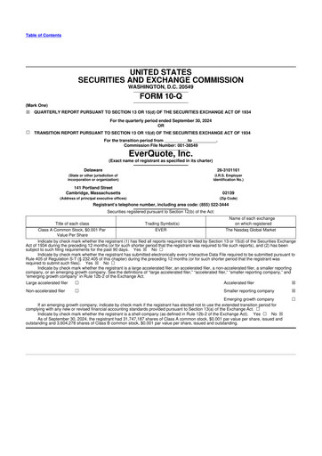 Thumbnail EverQuote 10-Q Quarterly Report FY2024 