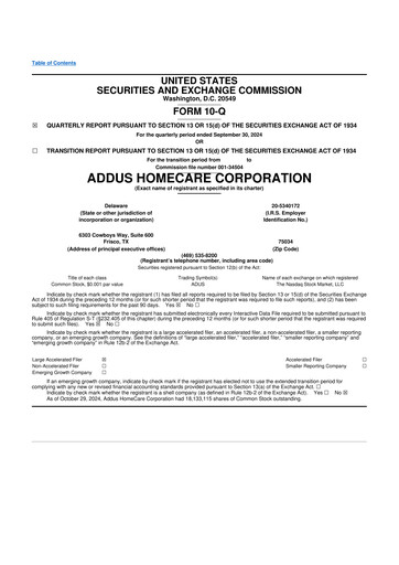 Vorschaubild 
Addus HomeCare 10-Q Quartalsbericht 2024 