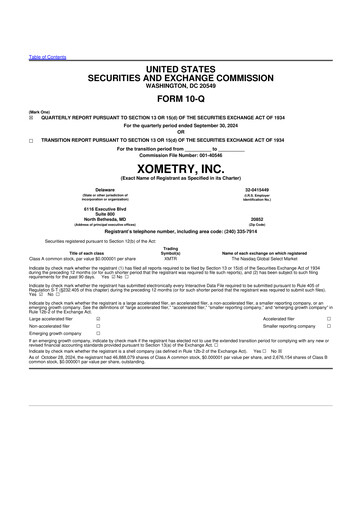 Thumbnail Xometry 10-Q Quarterly Report FY2024 