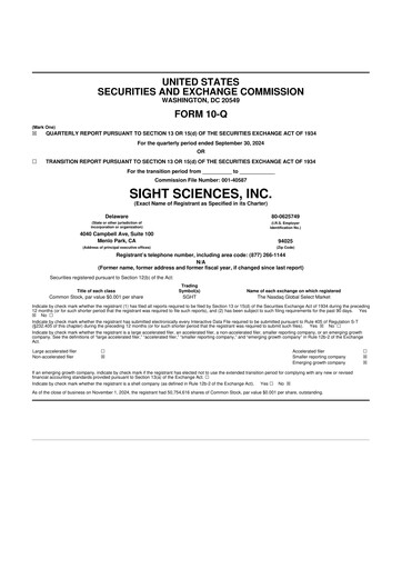 Thumbnail Sight Sciences 10-Q Quarterly Report FY2024 