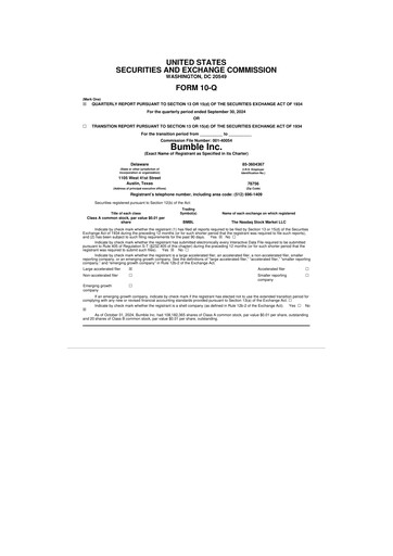 Thumbnail Bumble 10-Q Quarterly Report FY2024 