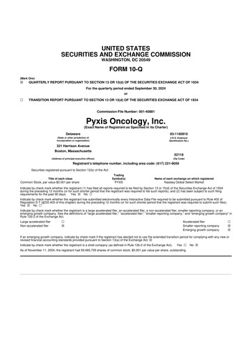 Thumbnail Pyxis Oncology 10-Q Quarterly Report FY2024 