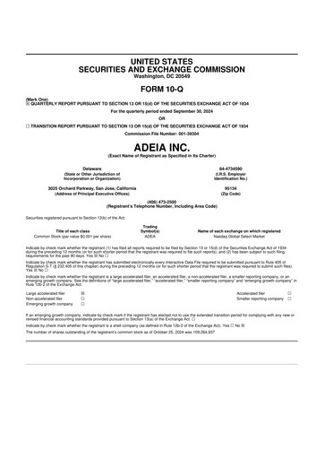 Thumbnail Adeia 10-Q Quarterly Report FY2024 