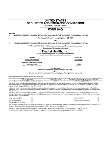 Vorschaubild Fractyl Health 10-Q Quartalsbericht 2024 