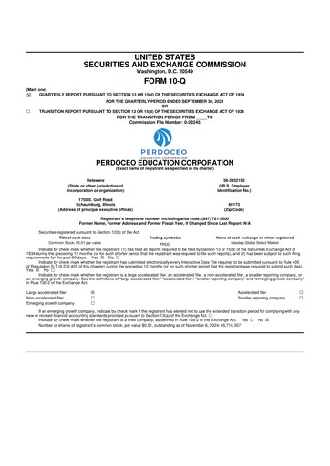 Thumbnail Perdoceo Education 10-Q Quarterly Report FY2024 