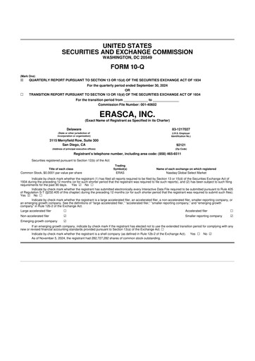 Thumbnail Erasca 10-Q Quarterly Report FY2024 