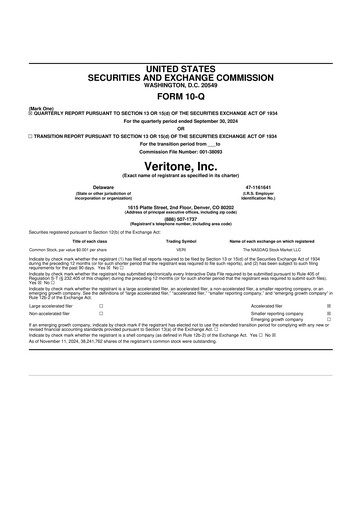 Thumbnail Veritone 10-Q Quarterly Report FY2024 