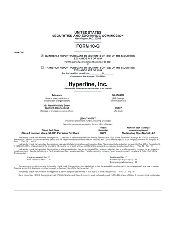 Vorschaubild Hyperfine 10-Q Quartalsbericht 2024 