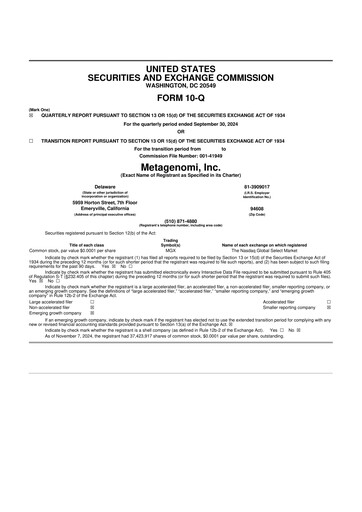 Thumbnail Metagenomi 10-Q Quarterly Report FY2024 