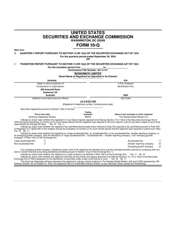 Vorschaubild Neuphoria Therapeutics 10-Q Quartalsbericht 2025 