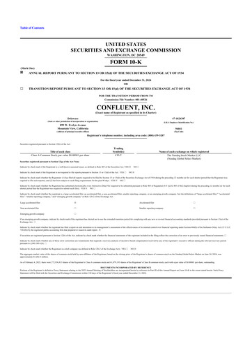 Thumbnail Confluent 10-K Annual Report 2024