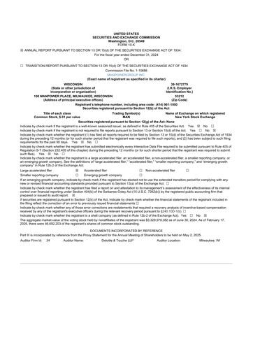 Thumbnail ManpowerGroup 10-K Annual Report 2024